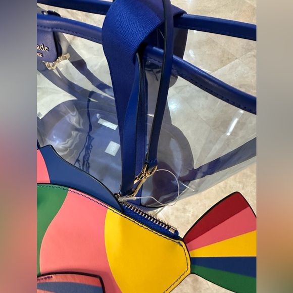 NWT Kate Spade What A Catch Top Handle Clear Fish Tote - Picture 9 of 10